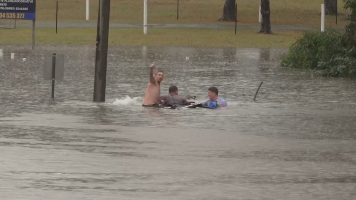 Australian TV reporter recalls 'terrifying' rescue of man from sinking ...