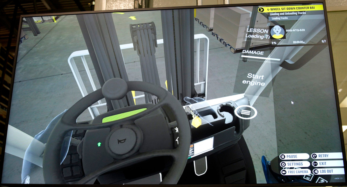 Stellantis uses this virtual reality tech to train forklift drivers ...