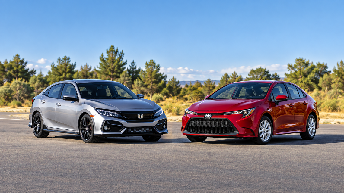 Toyota Corolla vs Honda Civic 5-Year Depreciation: It's Not Even Close 