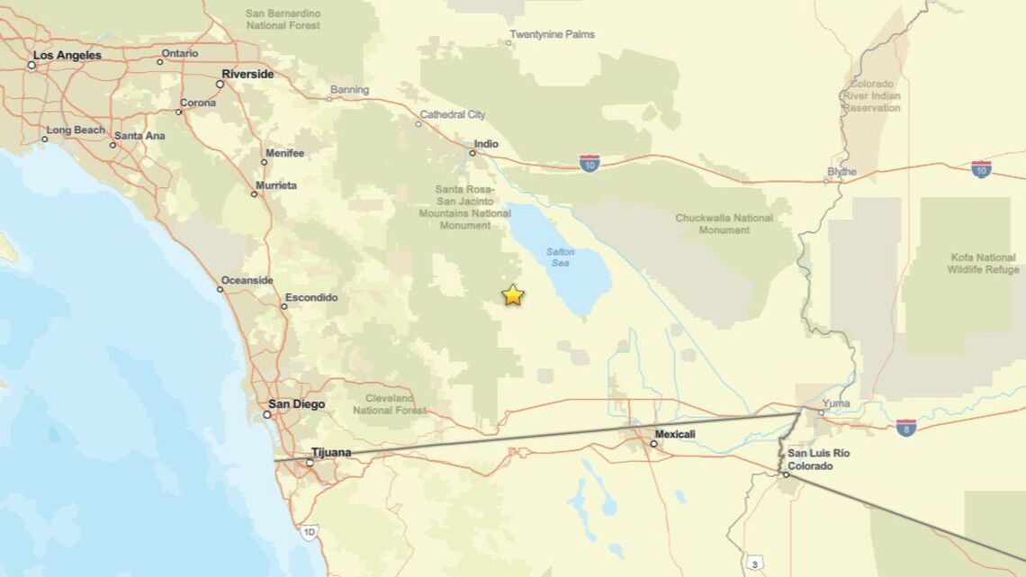 Update: Earthquake measuring 2.1 shakes area near Ocotillo Wells, CA on July 16 
