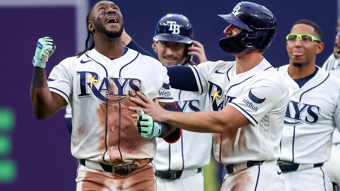 Rays tie Padres in 9th on DeLuca homer, then score walk-off win in 11th 
