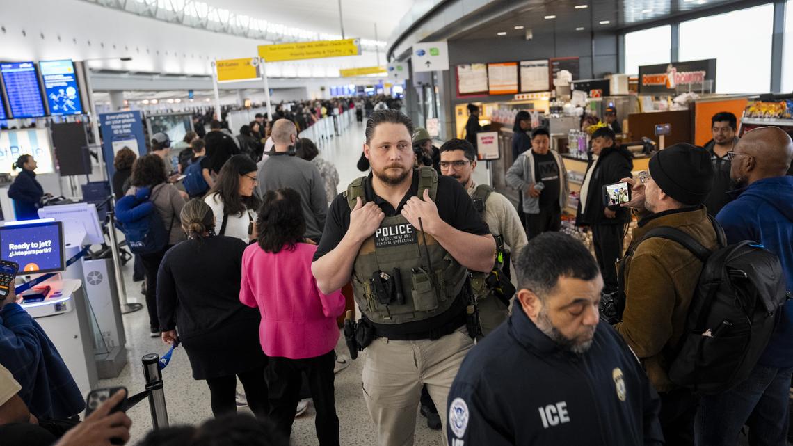 ICE has arrived at airports but many security lines are still long