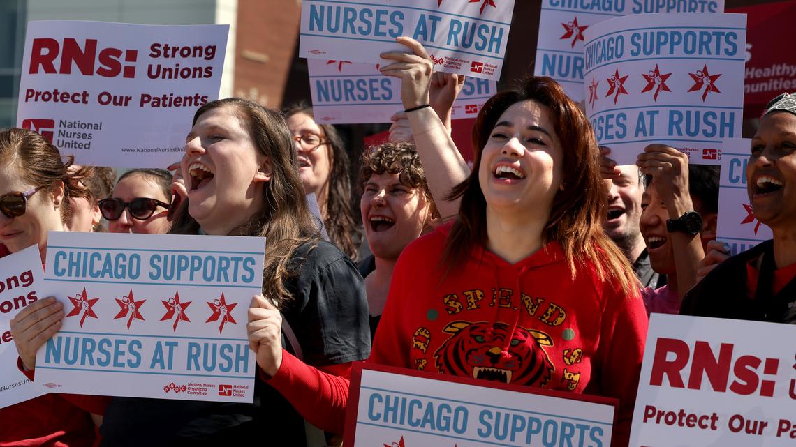 Rush University Medical Center nurses vote to unionize 