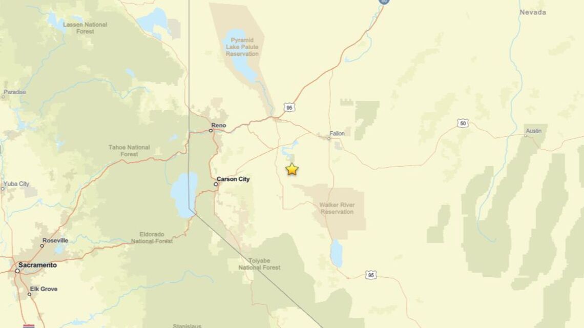Update: 2.0 magnitude earthquake detected close to Silver Springs, NV on June 2 