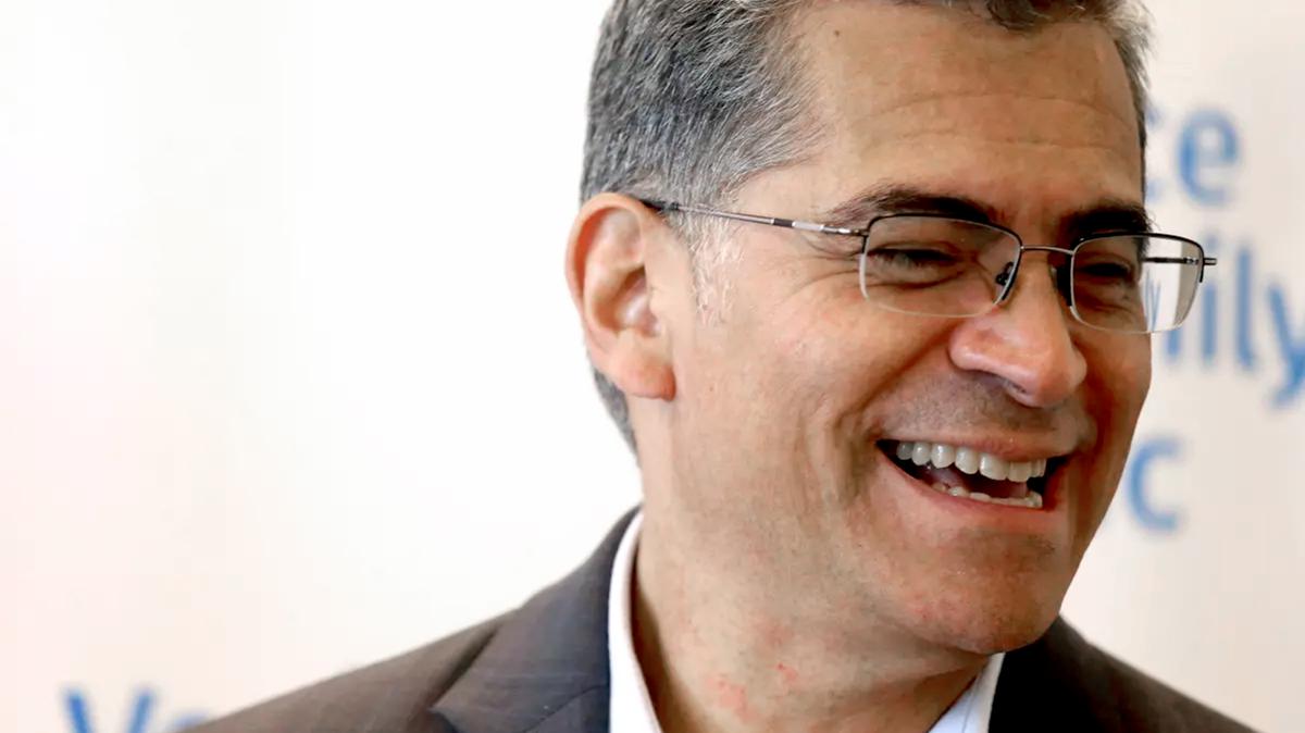 Then-U.S. Health and Human Services Secretary Xavier Becerra, pictured in 2023, is surging in the California governor’s race. (Genaro Molina/Los Angeles Times/TNS)