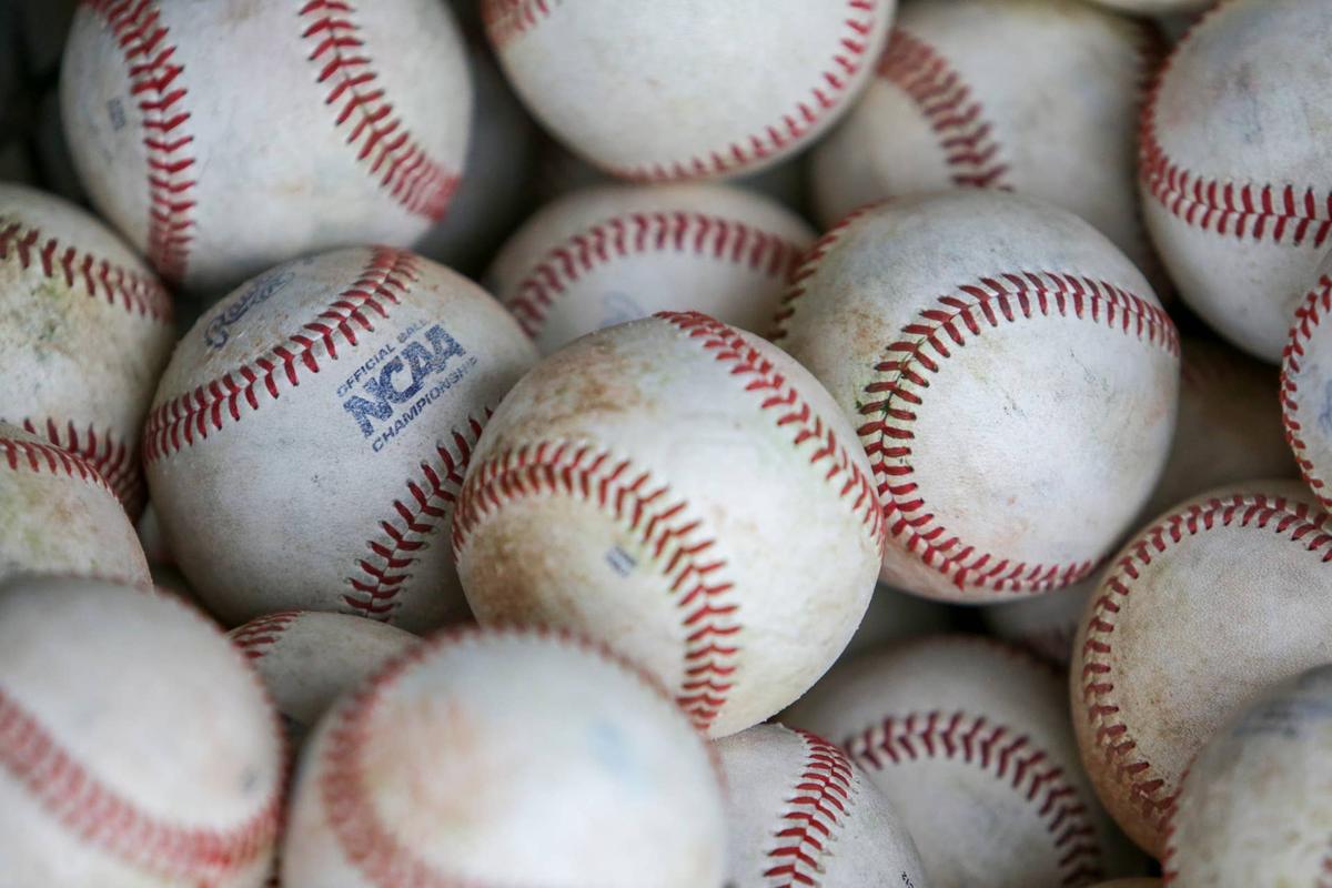  TUCSON, AZ - MARCH 10: Baseball with the NCAA logo during a college baseball game between the North Dakota State Bison and the Arizona Wildcats on March 10, 2018, at Hi Corbett Field in Tucson, AZ. (Photo by Jacob Snow/Icon Sportswire via Getty Images) 