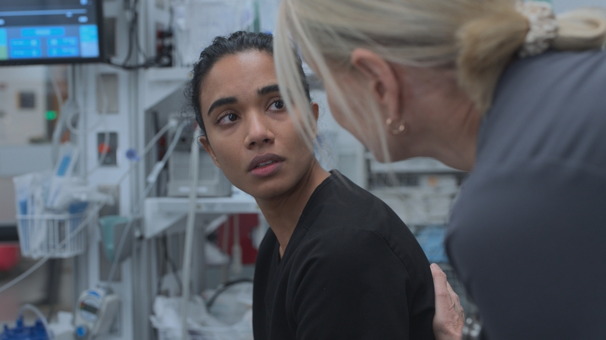 Supriya Ganesh, Katherine LaNasa, The Pitt, 2026Courtesy of HBO Max