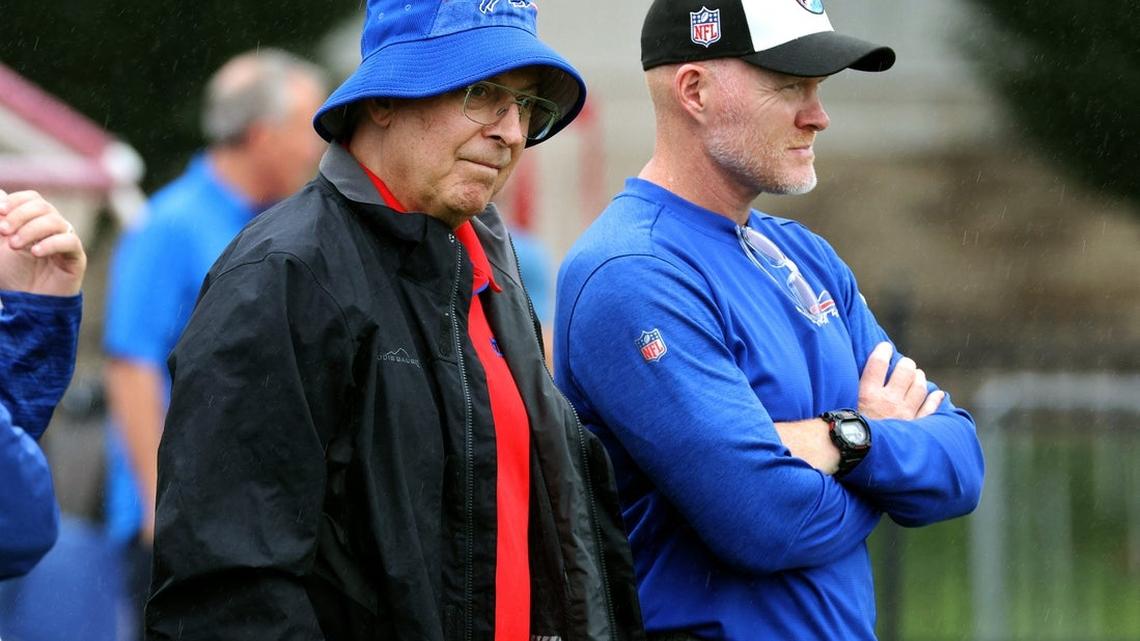 Bills GM: Owner Pegula acted alone in firing McDermott