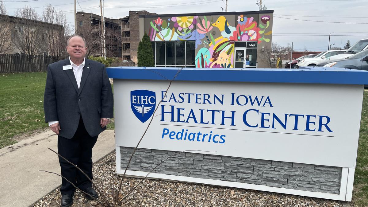 Joe Lock is CEO of the Eastern Iowa Health Center in Cedar Rapids, Iowa. Most of the clinic’s patients rely on Medicaid. By making employment a condition of Medicaid benefits, an estimated 32,000 Iowans could lose coverage, a 2025 state document shows. “There is no benefit to this population,” Lock says. (Tony Leys/KFF Health News/TNS)