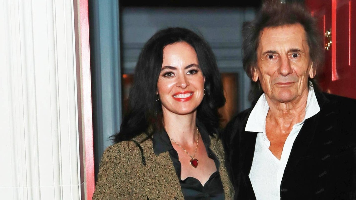 Rolling Stones' Ronnie Wood, 79, and Wife Sally, 48, Are Total Lovebirds During Rare Appearance 