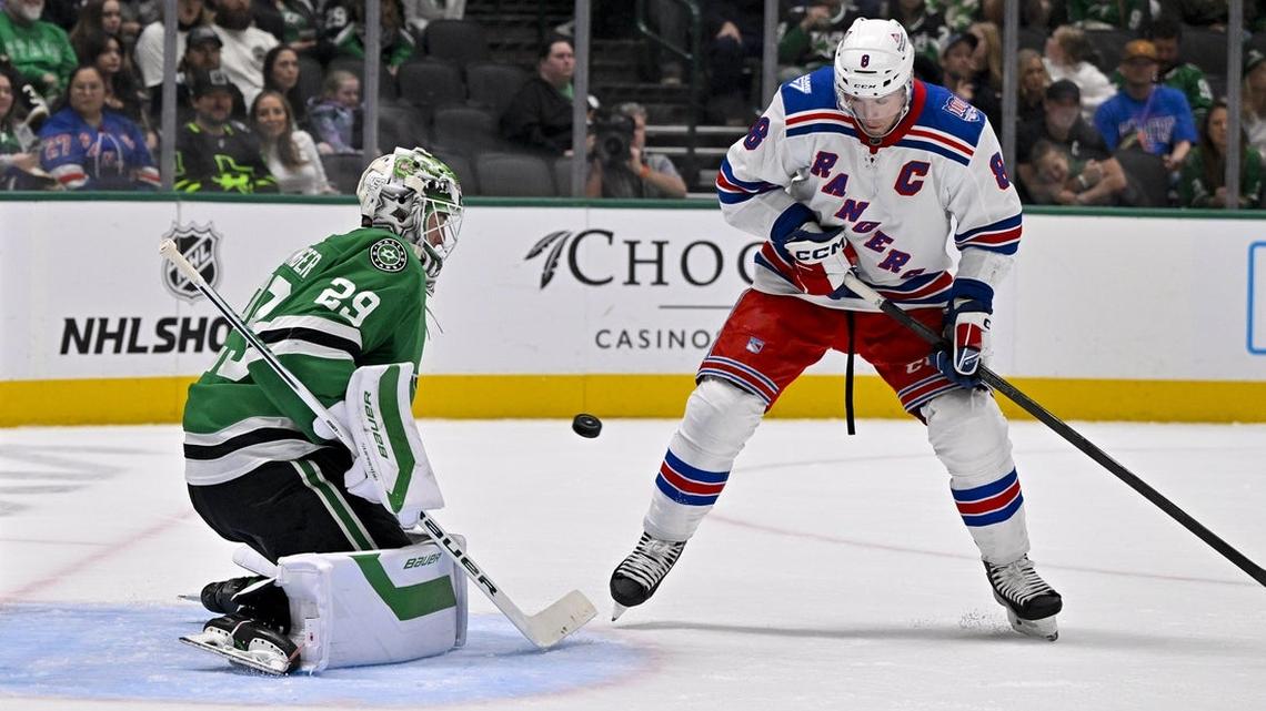 Stars blank Rangers, sew up first-round home-ice edge  