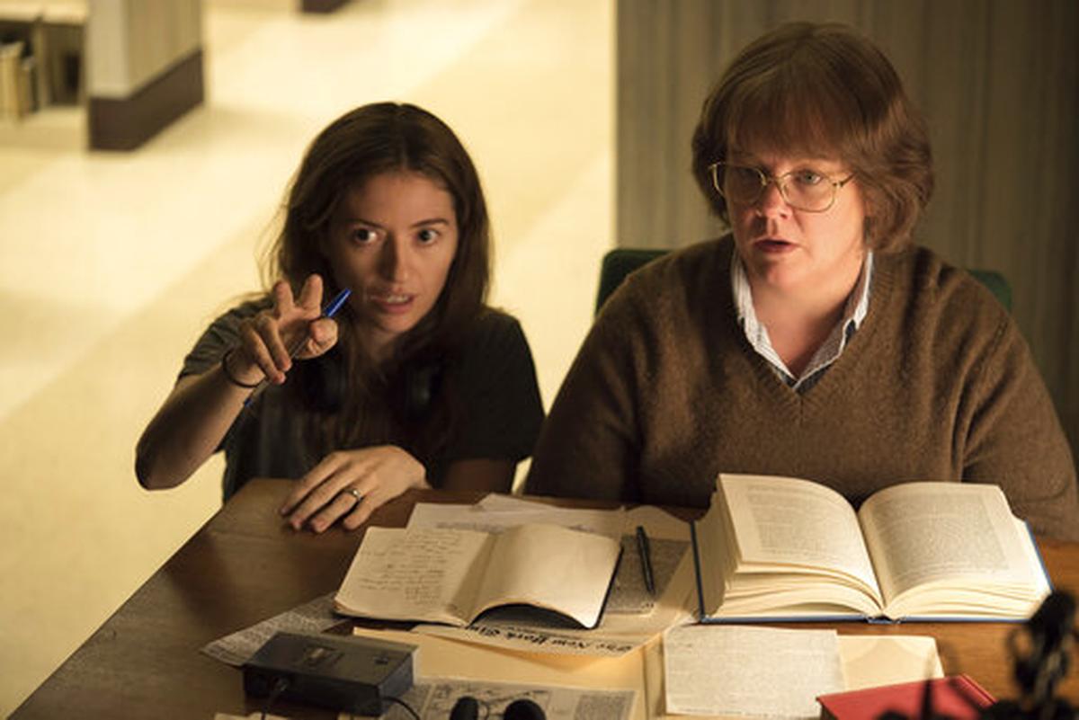 Marielle Heller, left, directed Melissa McCarthy to a best actress Oscar nomination in 2018’s “Can You Ever Forgive Me?”