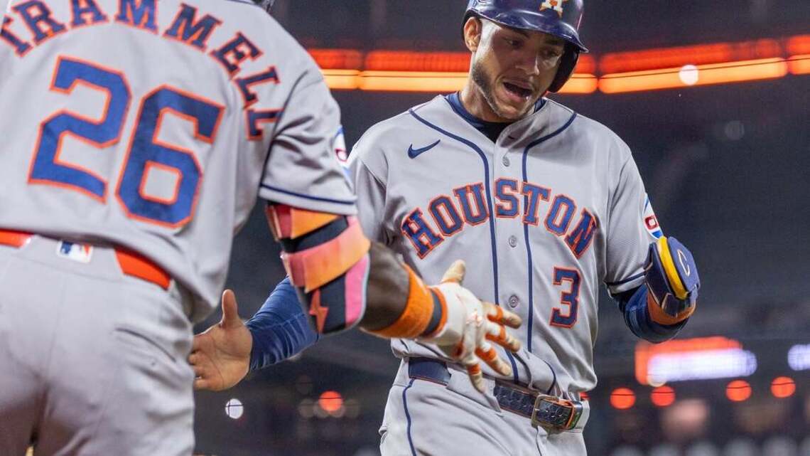 Fresh off late rally, Astros strive to take down Giants again