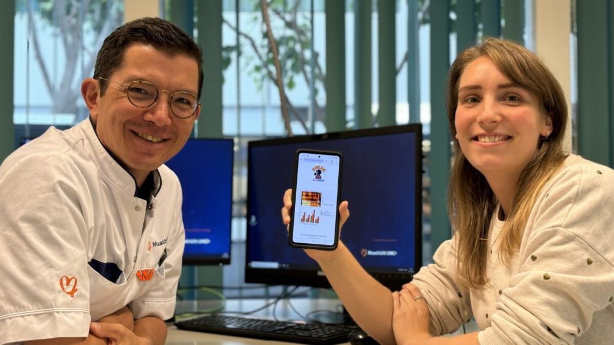 Sami Simons & Loes van Bemmel. (ERJ Open Research / Sami Simons via SWNS). 