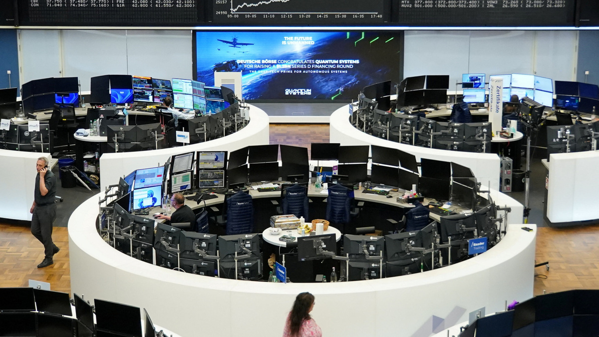 The German share price index DAX graph is pictured at the stock exchange in Frankfurt, Germany, July 2, 2026.  REUTERS/staff