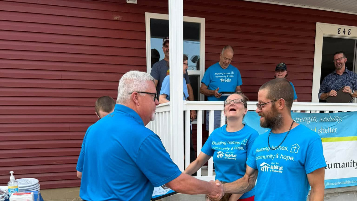 Alliance Habitat's Apostle Build home dedicated to family 
