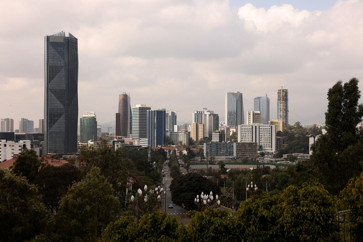 FILE PHOTO: A general view of the cityscape of Addis Ababa, Ethiopia, December 19, 2025. REUTERS/Tiksa Negeri/File Photo