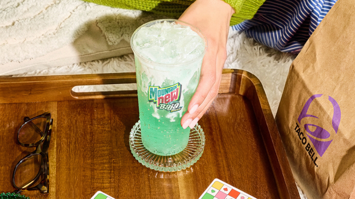 Viral Mountain Dew Trend Is Now a Menu Mainstay at Taco Bell 