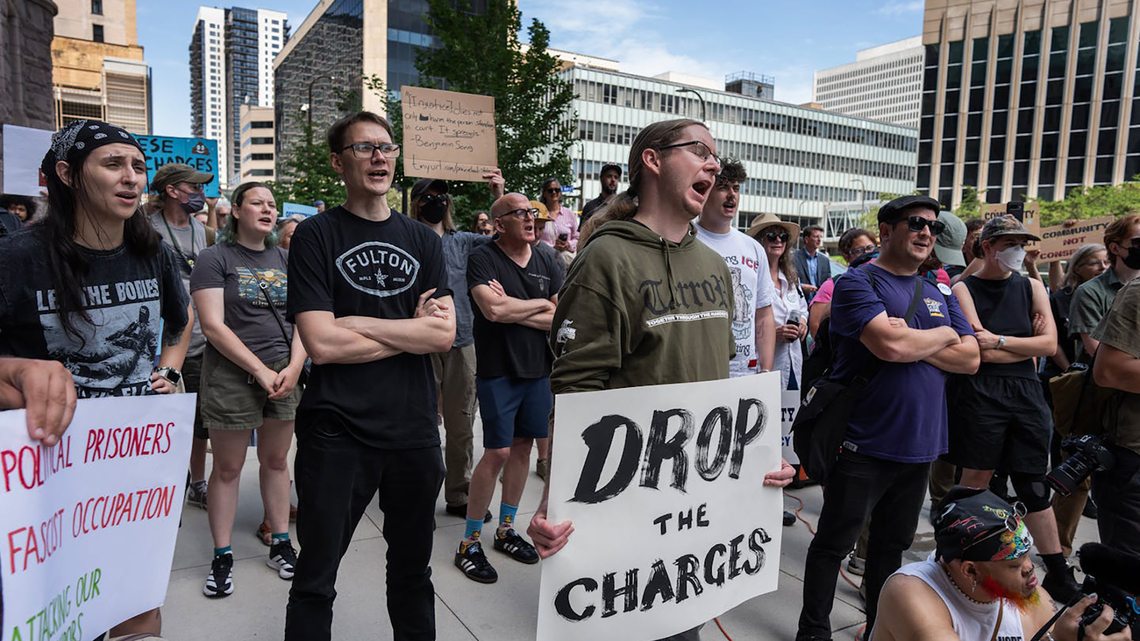 Minnesota anti-ICE protesters plead not guilty to federal conspiracy charges 