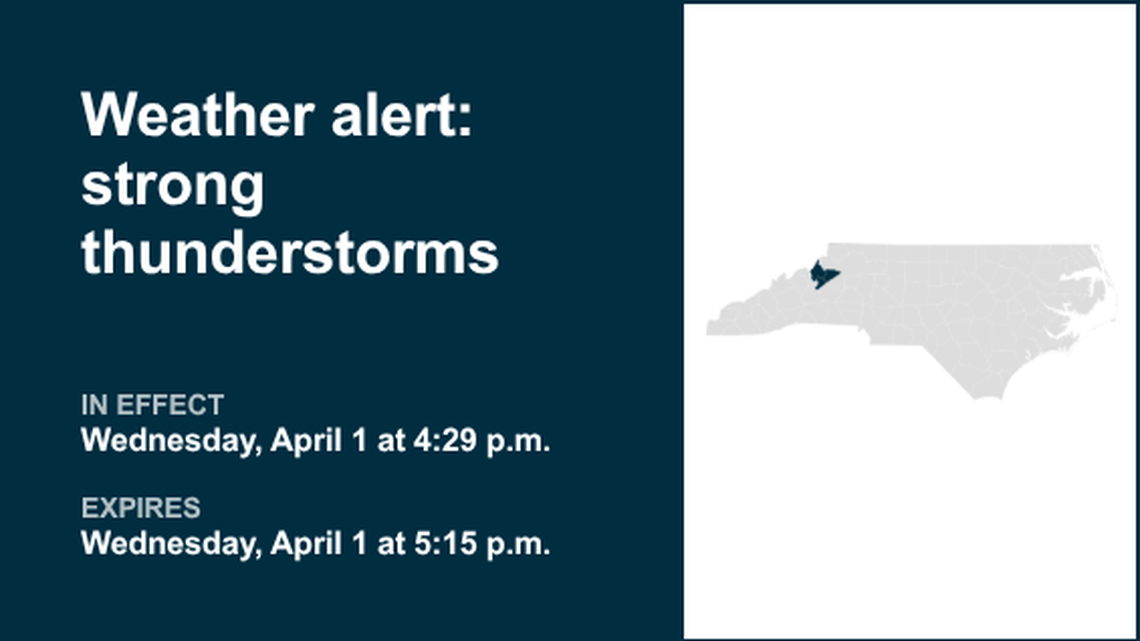 UPDATE: Thunderstorms with pea-sized hail in Caldwell Mountains Wednesday 