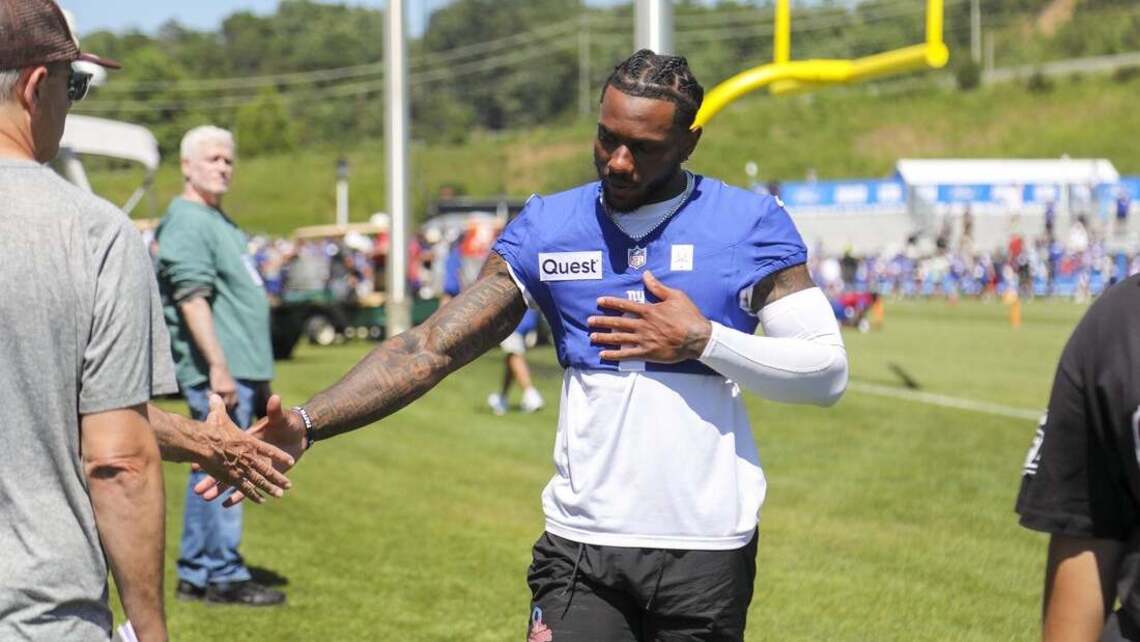 Giants WR Malik Nabers: 'There's no target date' on return 