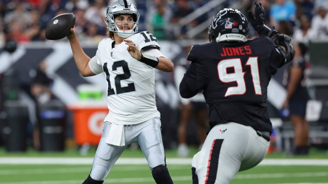 Raiders Keep Aidan O'Connell to Insulate Fernando Mendoza