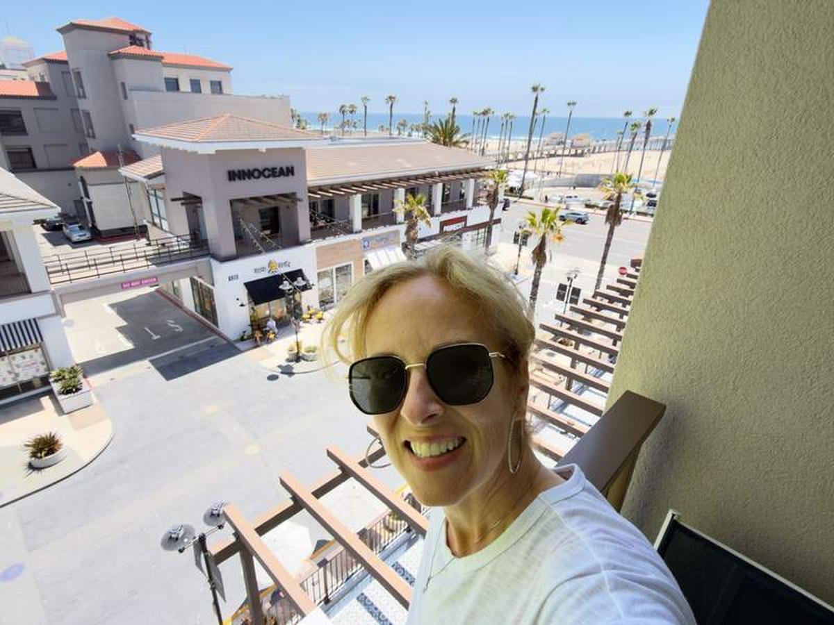  Balcony views of Huntington Beach Pier and beach from The Kimpton Shorebreak. Photo credit: Kim Orlando 