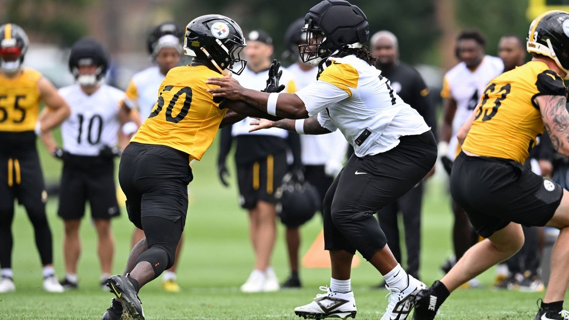 Steelers' Max Iheanachor Dominating Top Edge Rushers, Could Force Bigger Role 