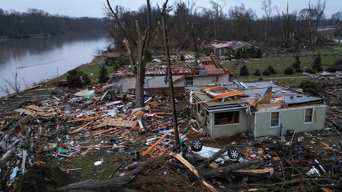 Only halfway through the year, Illinois' tornado tally closes in on record of 142 