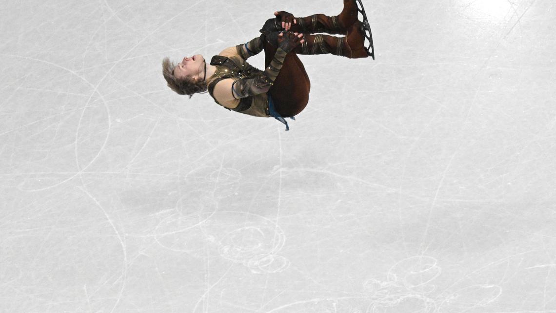 Team USA Skater Ilia Malinin Dazzles Olympics Fans With On-the-Ice Backflip 