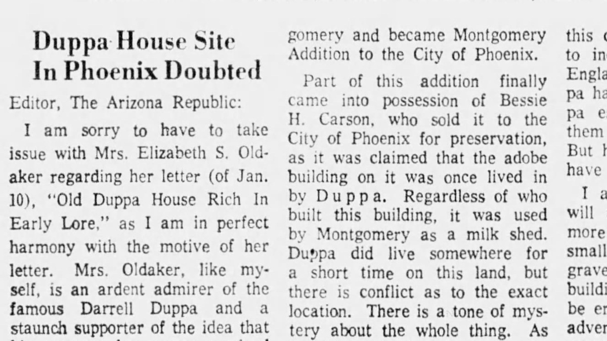 This isn't Phoenix's oldest house. So why does everyone think it is?