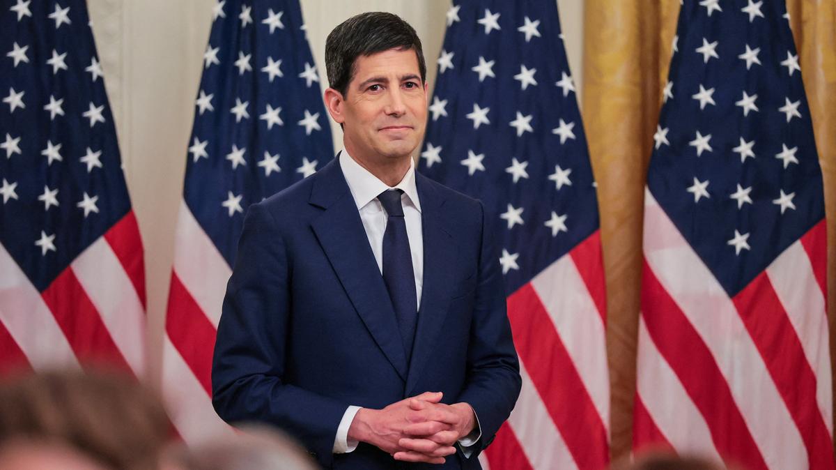 Incoming Federal Reserve Chair Kevin Warsh stands in the East Room during his swearing-in ceremony, at the White House in Washington, D.C., U.S., May 22, 2026. REUTERS/Jonathan Ernst