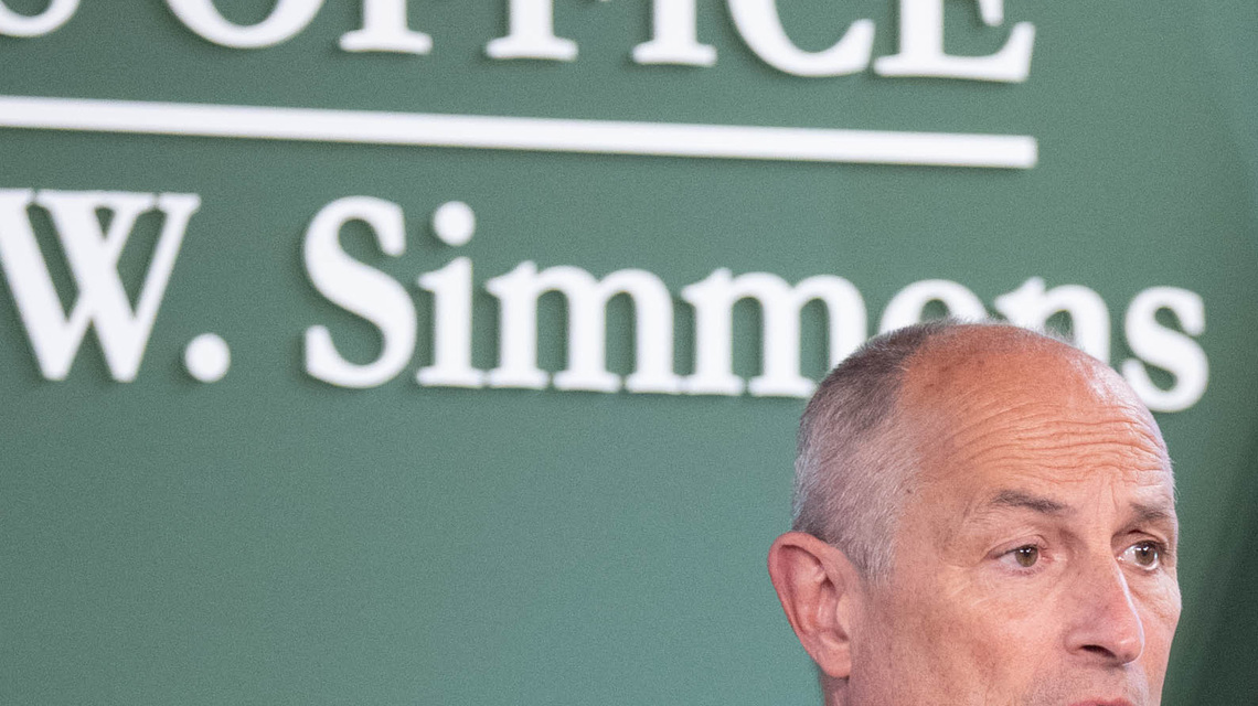Sheriff Simmons 'shocked' after charges dropped against case worker