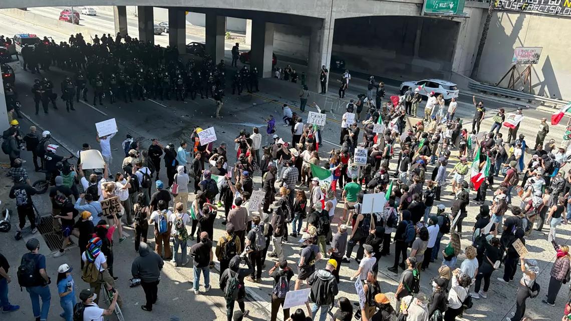 He took a Molotov cocktail to an ICE protest. Now the SoCal man is going to prison. 