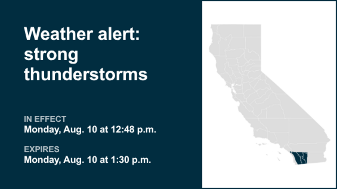 UPDATE: Thunderstorms with nickel-sized hail Monday 