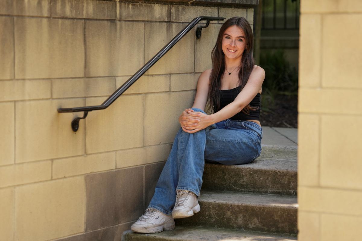 Harleigh Walker poses for a photo at the University of Maryland, College Park, Maryland, May 16, 2026. REUTERS/Ken Cedeno