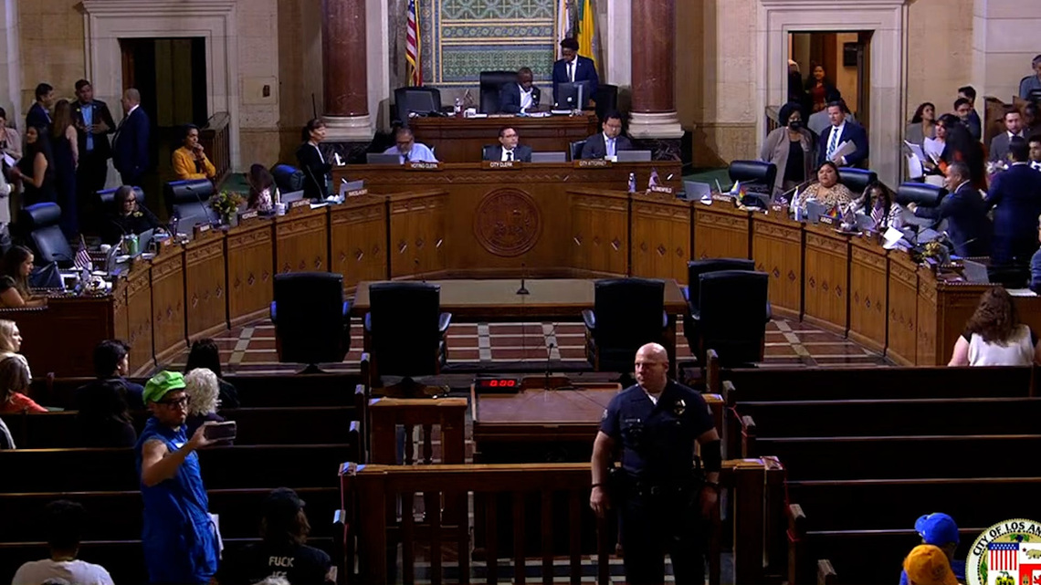 Free-speech groups sue over LA council's ban on N, C-words in meetings