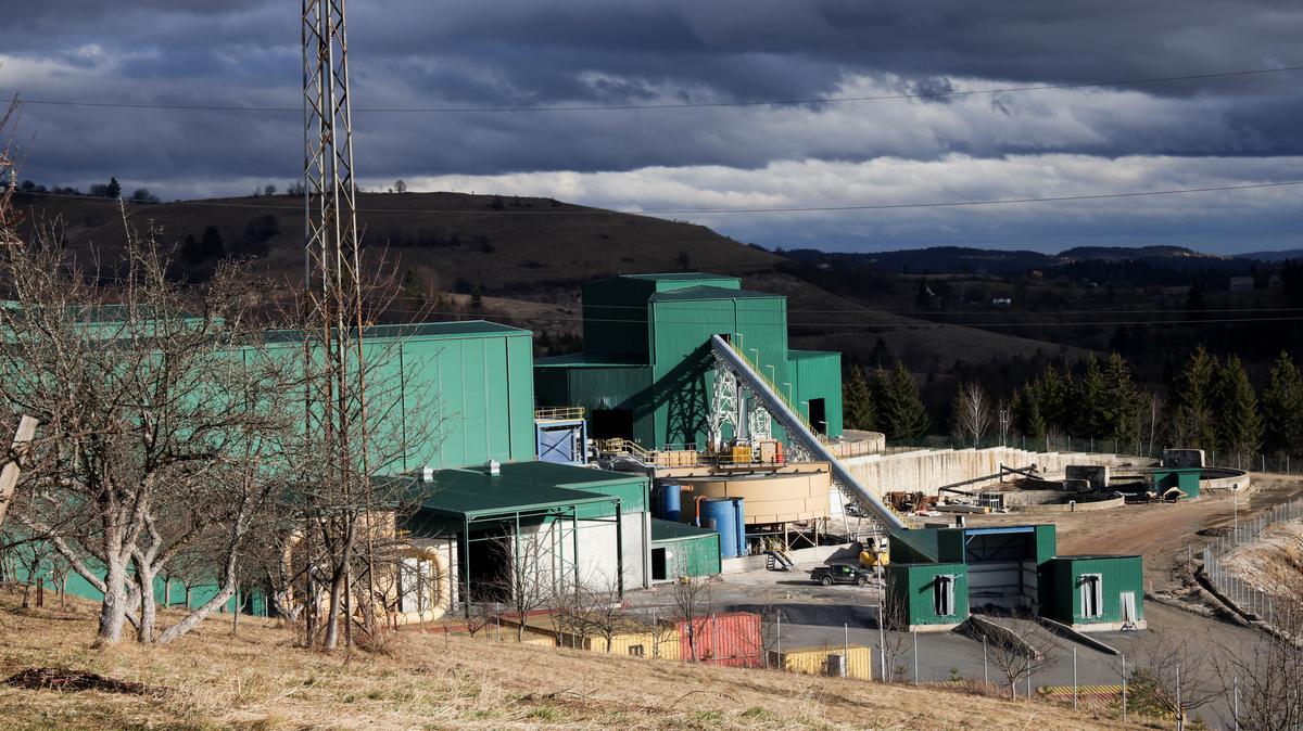 The newly opened facility of a silver mine stands as concern grows in the communities located in the village of Tisovci near Vares, Bosnia and Herzegovina, February 14, 2026. Recent tests have detected lead in the blood of more than 300 nearby residents, fueling fear and uncertainty about the future of the town. REUTERS/Amel Emric