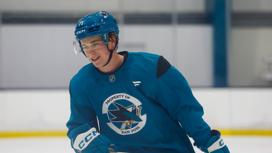 What Macklin Celebrini said about his big contract, the Sharks' captaincy and Will Smith 