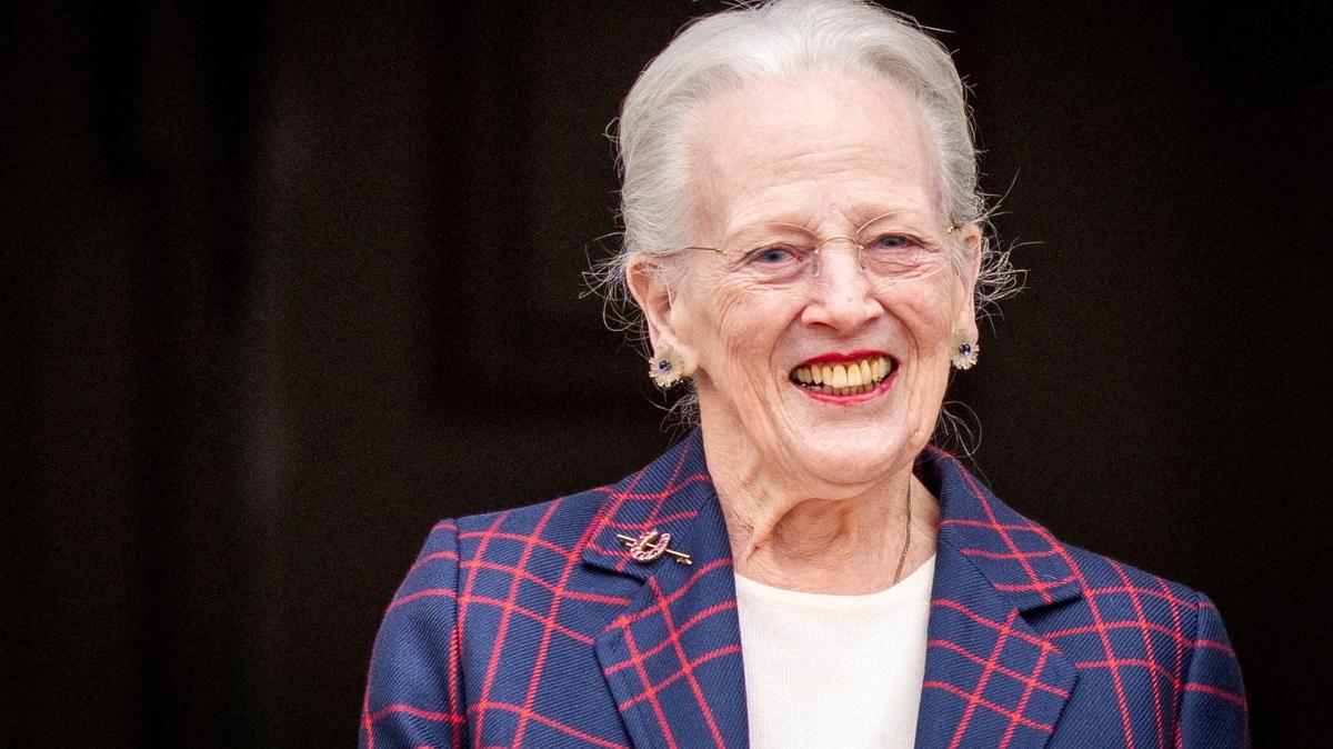 Former Queen Margrethe on her 86th birthday, in the Inner Courtyard at Fredensborg Palace, Fredensborg, Denmark, April 16, 2026.  Ritzau Scanpix/Ida Marie Odgaard via REUTERS