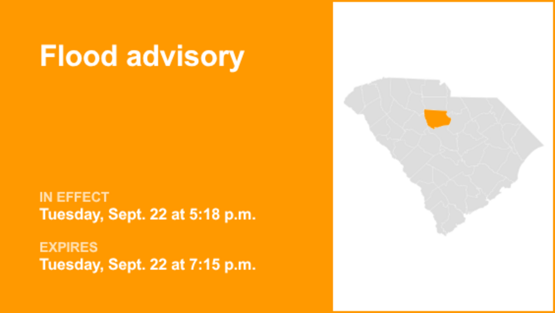 Flood advisory for Fairfield County Tuesday evening triggered by substantial rain 
