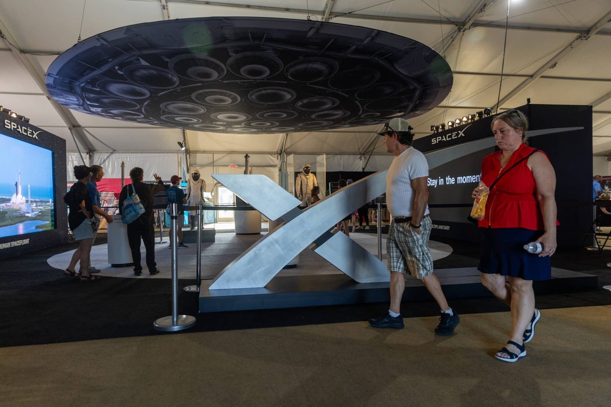  SpaceX went public on June 12 and entered the Nasdaq-100 just 15 trading days later. Nathan/Getty Images