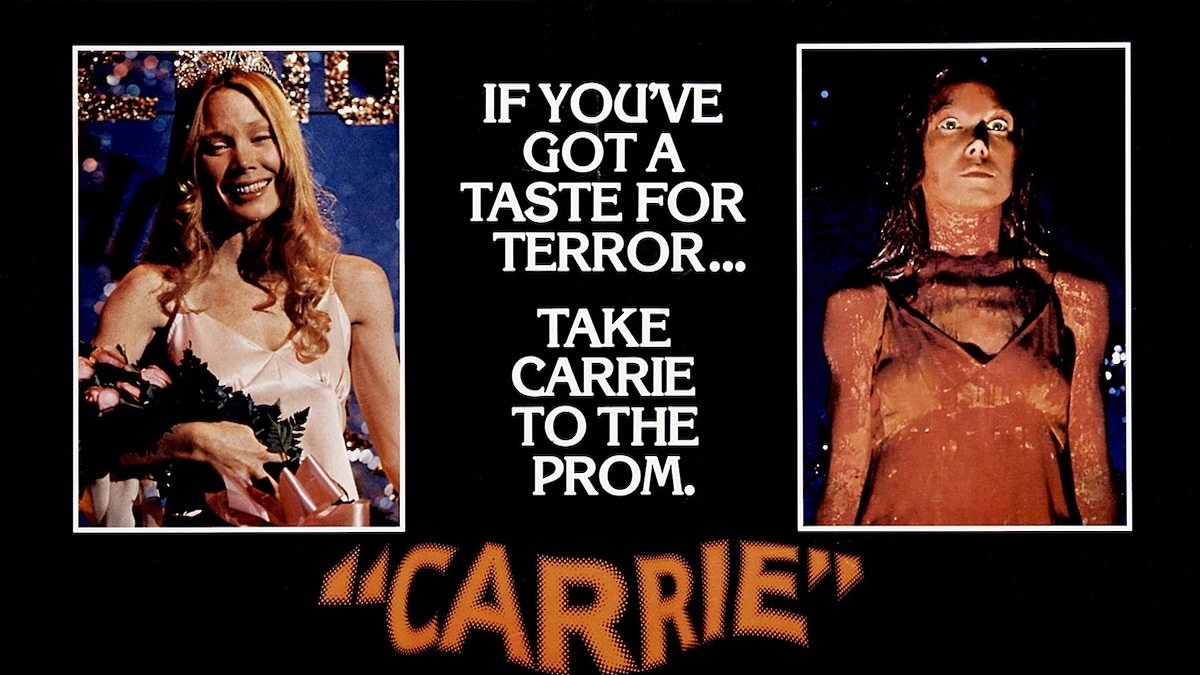 CARRIE, US poster art, Sissy Spacek, 1976