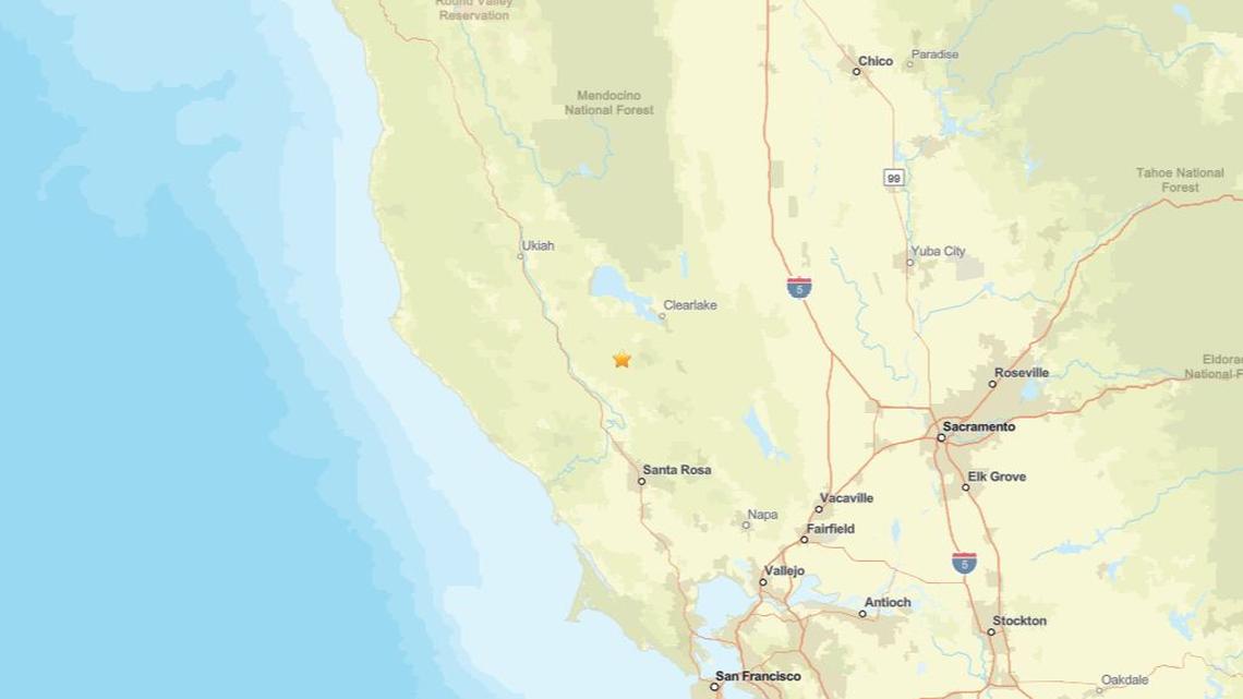Earthquake of magnitude 3.4 reported close to Cobb, CA on Feb. 26 