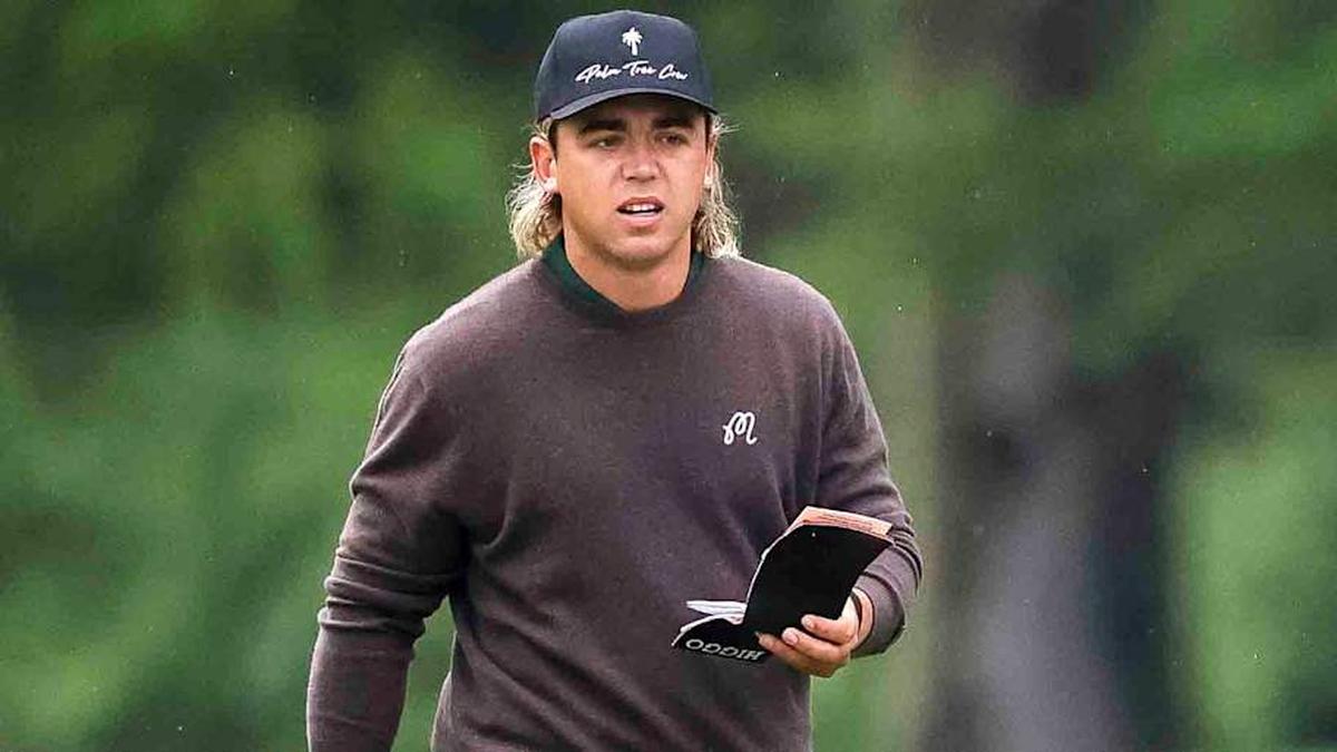  Garrick Higgo missed the cut at the PGA Championship, then split with his caddie. | Emilee Chinn/Getty Images 
