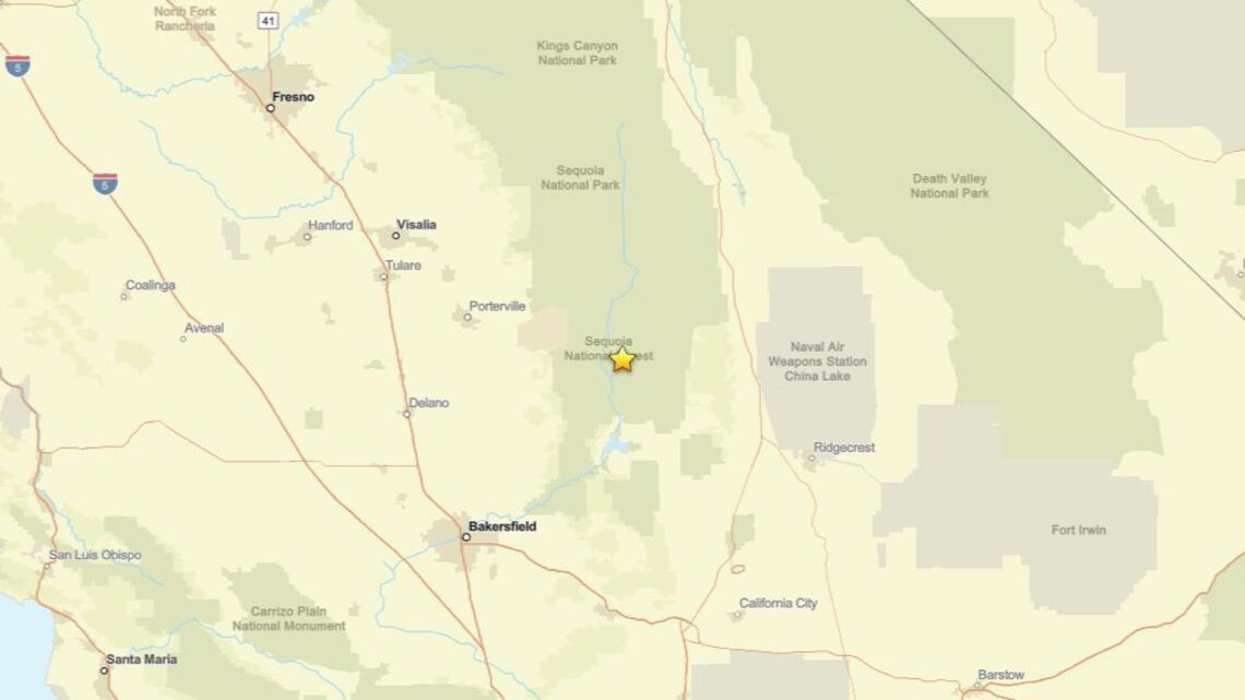 Update: Earthquake shakes region close to Kernville, CA on Oct. 4 - 2.1 magnitude registered 