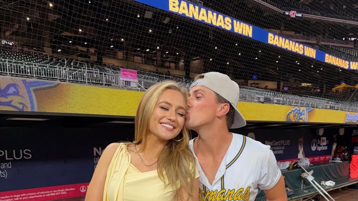 Maggie Sajak Supports Boyfriend Jackson Olson at Savannah Bananas' Game 