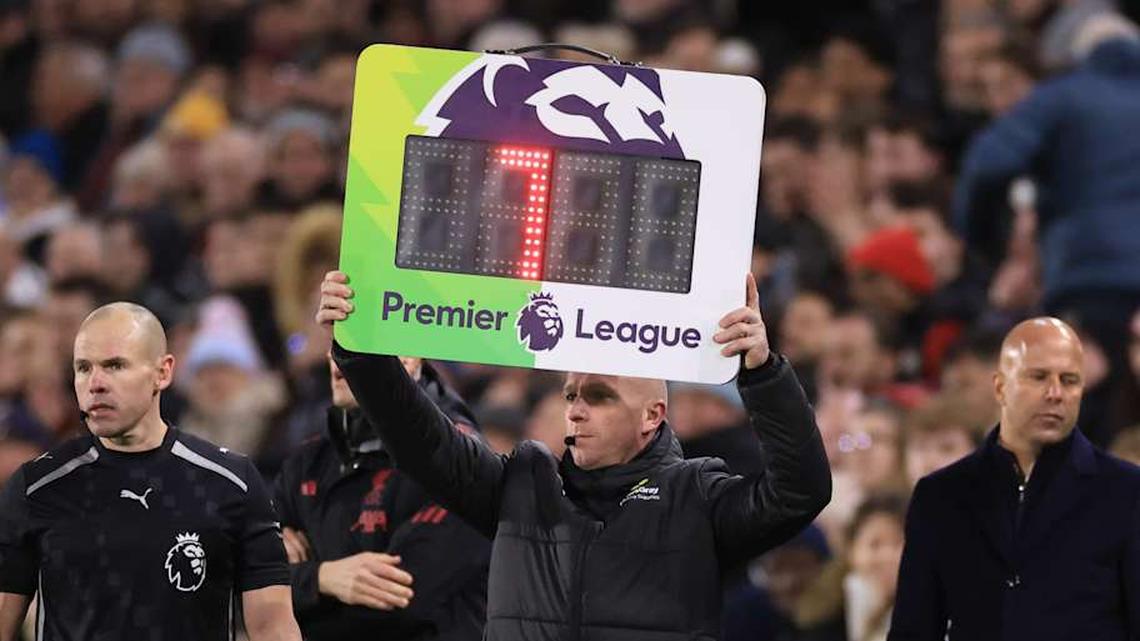  The time added at the end of each half has grown in recent years. | Marc Atkins/Getty Images 