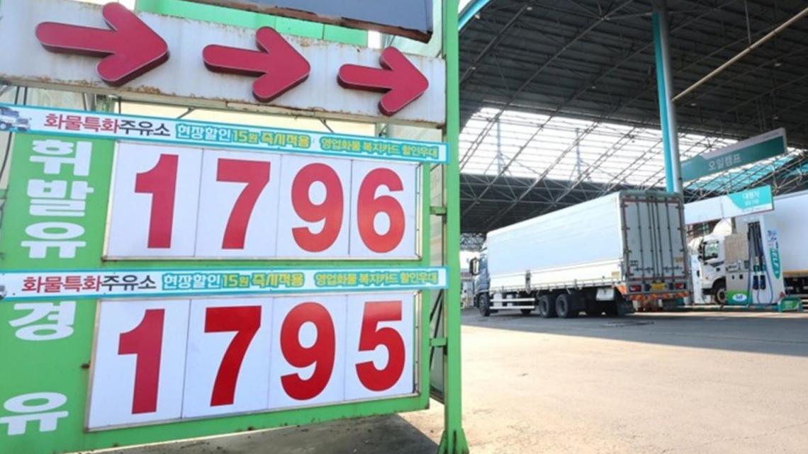 S. Korea raises fuel price caps; pump prices seen above $1.50 a liter 