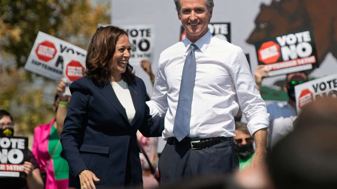 Mark Z. Barabak: Will or won't they? Newsom and Harris weigh 2028 contest - and possible collision 